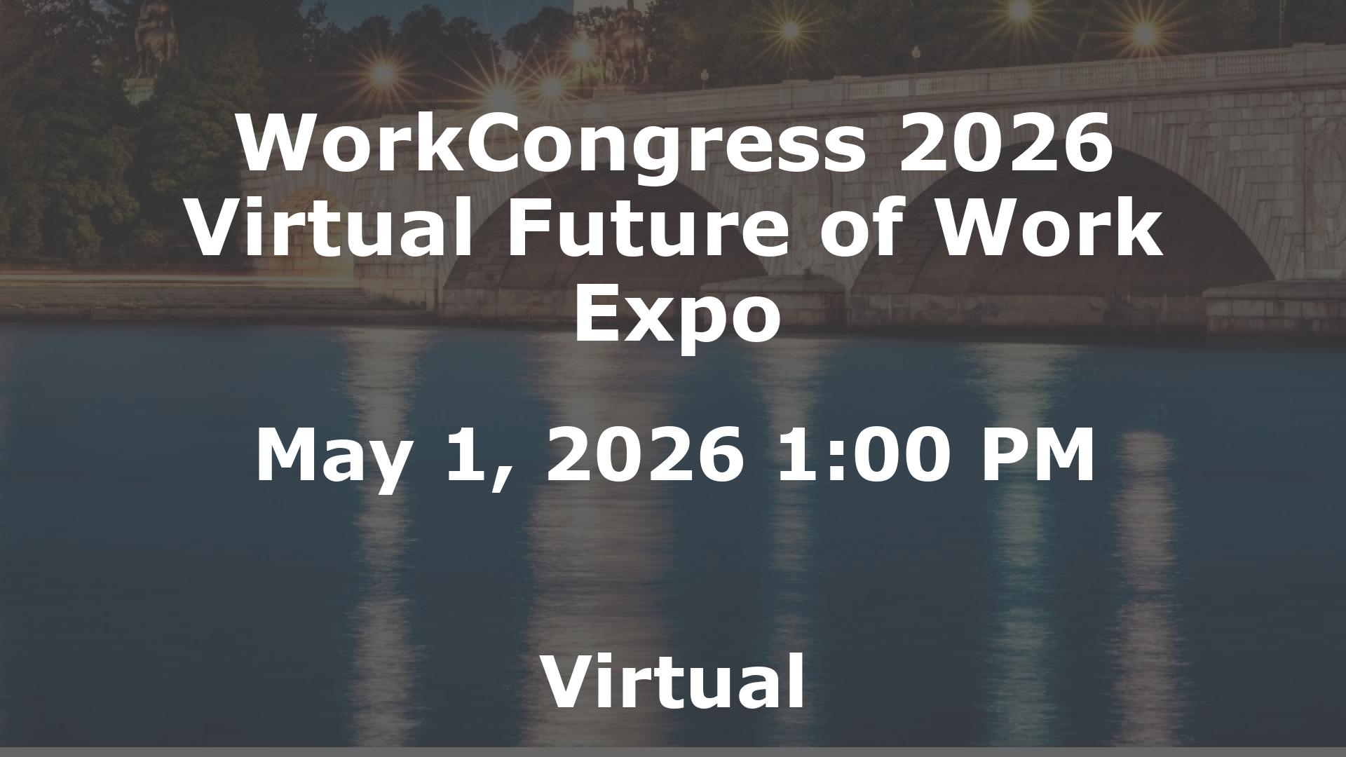 WorkCongress 2026 Virtual Future of Work Expo event image